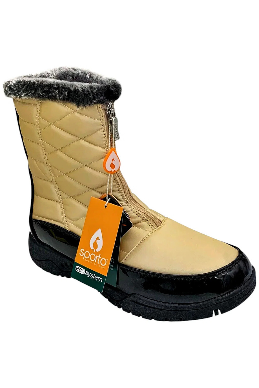 Sporto Women's Emily Waterproof Boot Gold - Wide